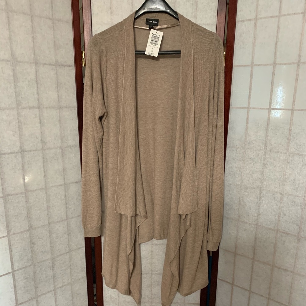 Torrid draped sweater